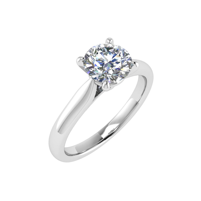 4-Prong Signature Setting 18K Gold / Platinum