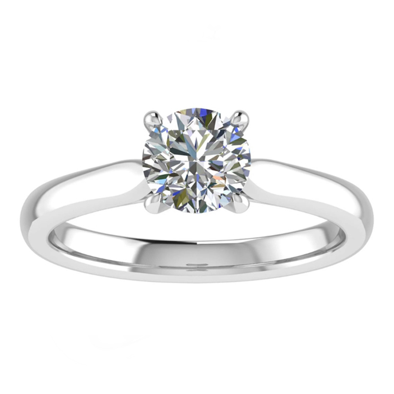 4-Prong Signature Setting 18K Gold / Platinum - Image 7