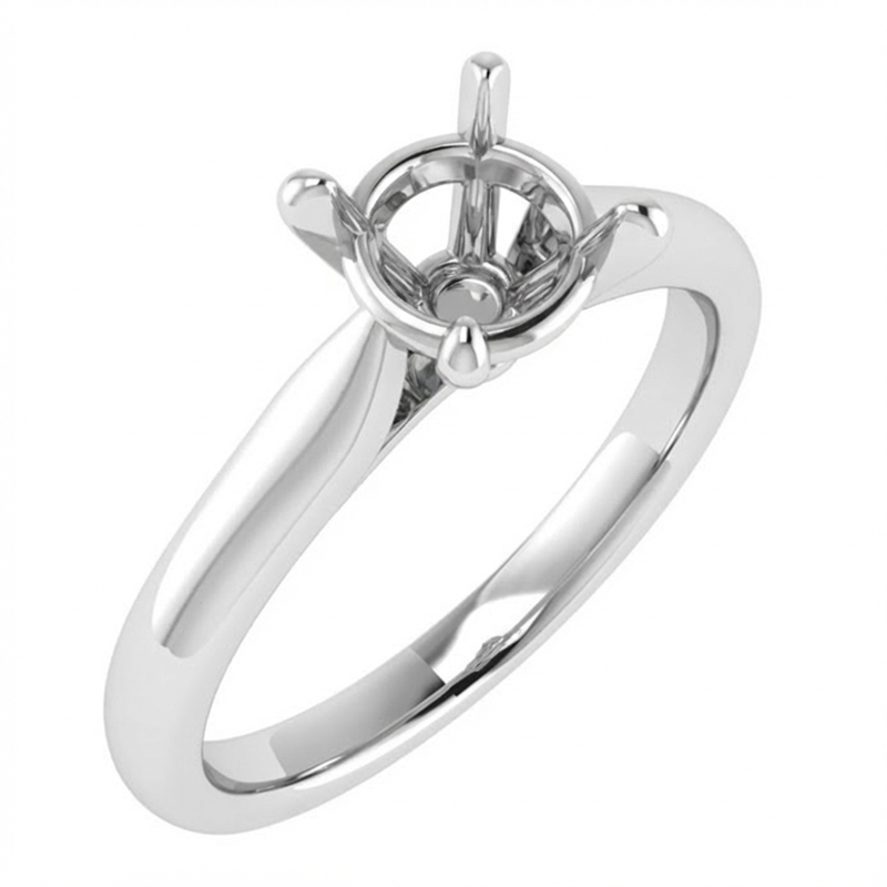 4-Prong Signature Setting 18K Gold / Platinum - Image 9