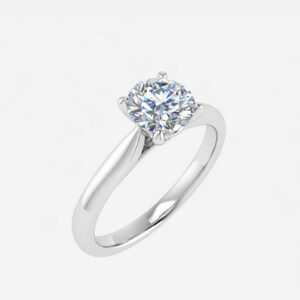 4-Prong Signature Setting 18K Gold / Platinum