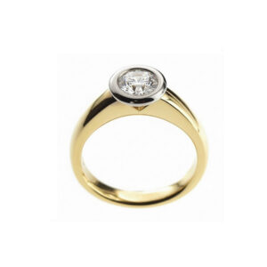 Classic Closed Setting 18 Gold / Platinum