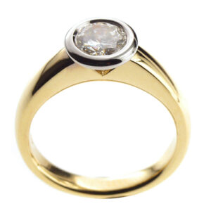 Classic Closed Setting 18 Gold / Platinum