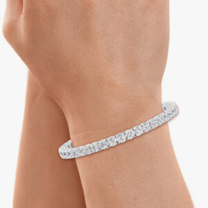 Diamond Tennis Bracelet in 18k White Gold (3.84 ct.)