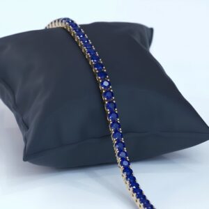 Blue Sapphire Tennis Bracelet