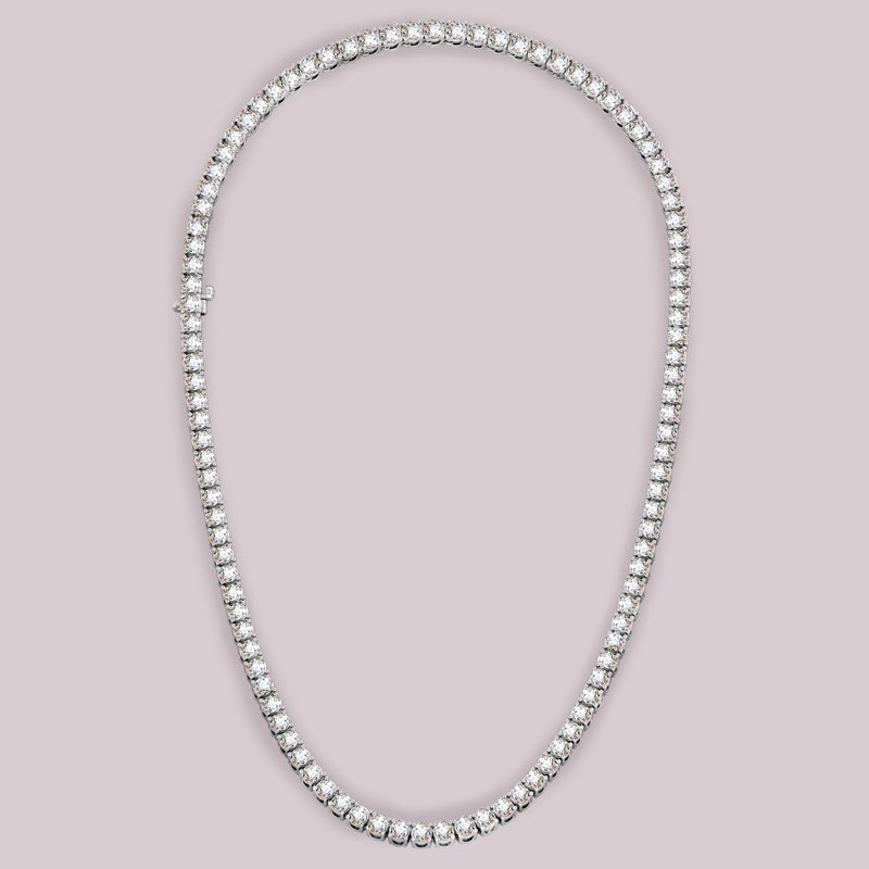 Collana Talismano Bussola In Argento 925 Con Moissanite 1ct, Placcato Oro, Gioiello Donna ROUGEMONT