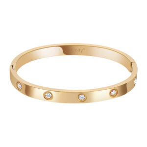 UNITY BANGLE <br>0.60 Ct. Diamonds in 18K Gold