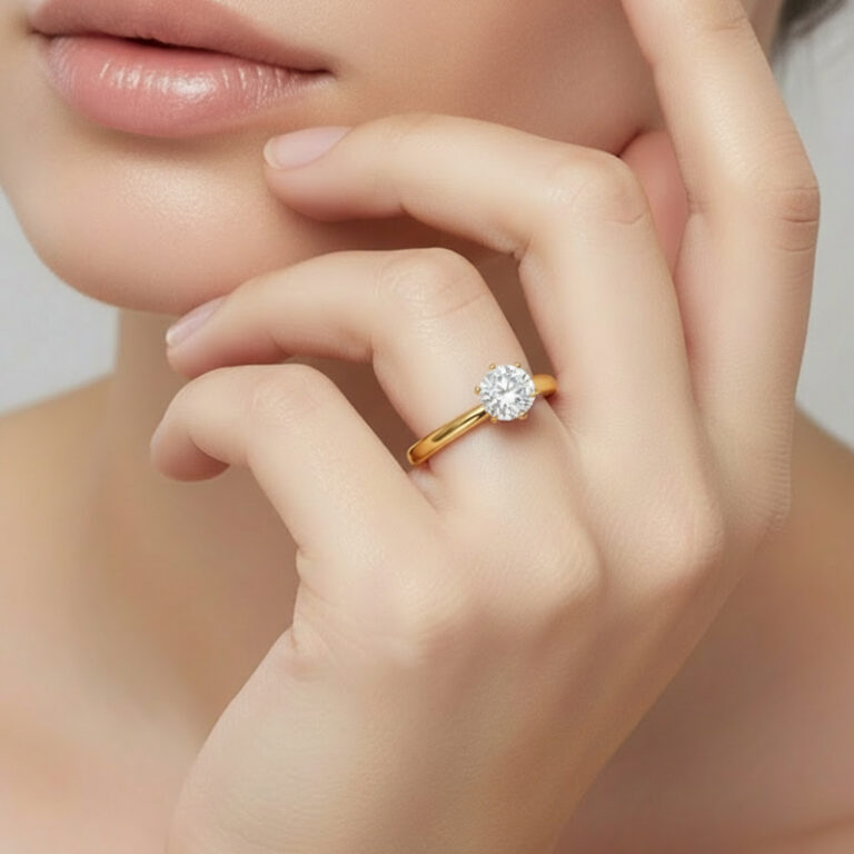 6-Prong Signature Ring 18K Gold