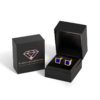 PREMIUM LAPIS SQUARE CUFFLINKS<BR>4.00-6.00 ct. In 18K Yellow Gold - Image 6