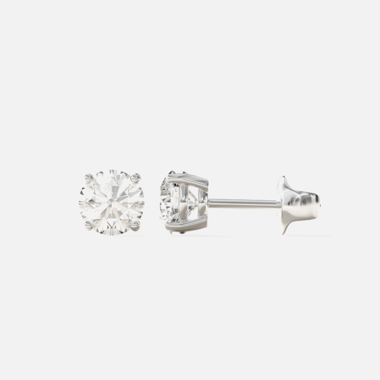 Classic Diamond Stud Earrings<br>0.60 to 1.00 Ct. Ct. 18K Gold