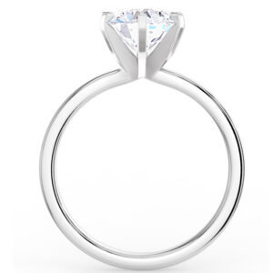 6-Prong Classic Setting 18K Gold / Platinum