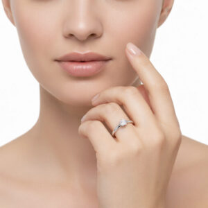 6-Prong Classic Setting 18K Gold / Platinum