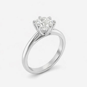 6-Prong Classic Setting 18K Gold / Platinum