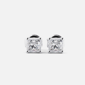 Classic Princess Diamond Stud Earrings<br>0.60 to 1.00 Ct. 18K Gold