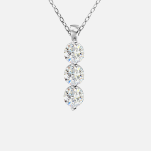 Signature Trio Diamond Pendant<BR>1.50 ct. 18K Gold