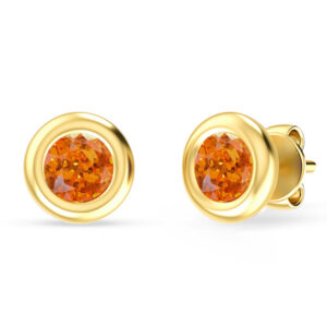 Orange Mandarin Garnets<br>1.40-2.00 Ct. 18k Gold