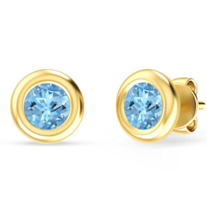 Swiss Blue Aquamarines<br>1.40-2.00 Ct. 18k Gold