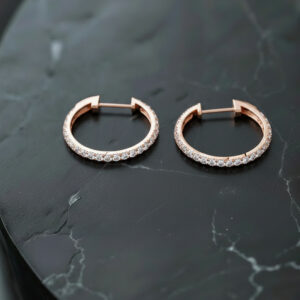 Full-Set Diamond Hoops<br>2.00 ct 18K Gold