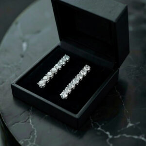 7 Diamond Drop Earrings<br>1.26 ct. In 18K Gold