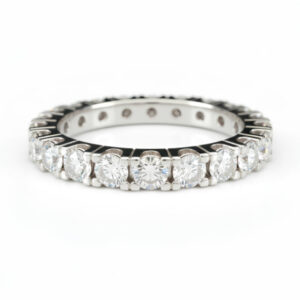 Full-Set Classic Diamond Eternity Ring <BR>1.90 Ct. Diamonds in 18K Gold