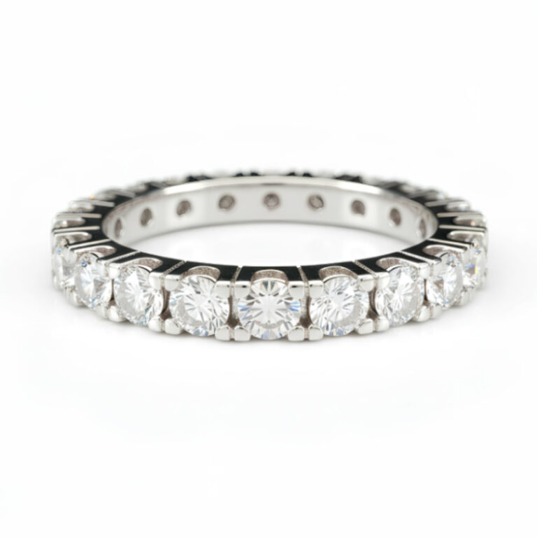 Full-Set Classic Diamond Eternity Ring <BR>1.90 Ct. Diamonds in 18K Gold