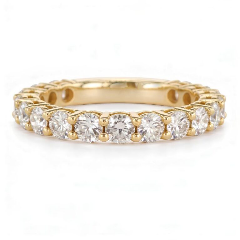 3/4-Set Signature Diamond Eternity Ring<BR>1.53 Ct. Diamonds in 18K Gold