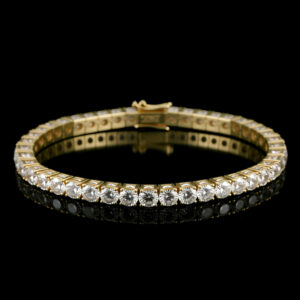 DIAMOND TENNIS BRACELET<BR>9.00 Ct. to 10.40 Ct. in 18K Gold
