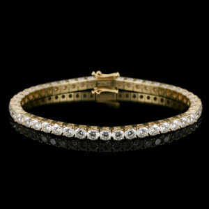 DIAMOND TENNIS BRACELET<BR>6.75 Ct. to 7.80 Ct.