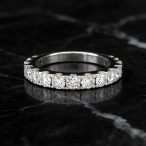 3/4-Set Classic Diamond Eternity Ring<BR>1.50 Ct. Diamonds in 18K Gold