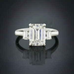 The Emerald Regent Engagement Ring