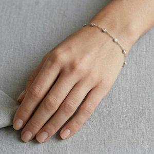 Bezel Diamond Station Bracelet<br>0.70 Ct. Diamonds in 18K Gold