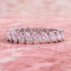 Full-Set Marquise Diamond Eterntiy Ring<br> 3.00 Ct. in 18K Gold
